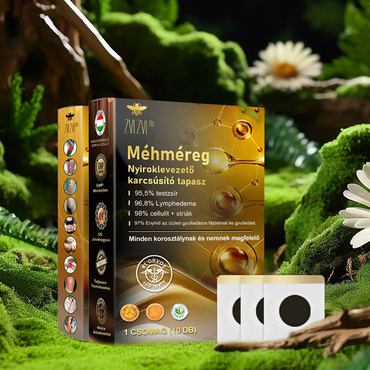 👑ZVLZVL™ Méhméreg Lymphatic DetoxFogyasztó Tapasz 🔥𝐊𝐨𝐫𝐥á𝐭𝐨𝐳𝐨𝐭𝐭 𝐢𝐝𝐞𝐢𝐠 𝟕𝟎% 𝐊𝐄𝐃𝐕𝐄𝐙𝐌É𝐍𝐘🔥 (Szabadalmazott módszerrel az összes korosztály számára)