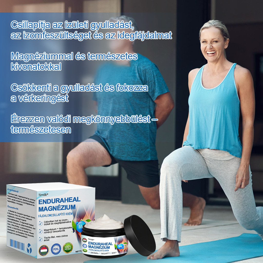 ✨✨Timilk® EnduraHeal magnézium fájdalomcsillapító krém (arthritis, neuropathia, reuma, sport sérülések és egyéb panaszok kezelésére)