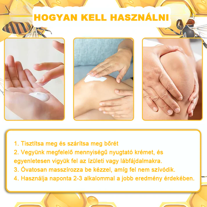 Aeehfeng™ méhméreg és kurkuma ízületi gyulladás terápiás krém (👩 🔬ortopédiai állapotokra és ízületi fájdalmakra👩 🔬 specializálódott)