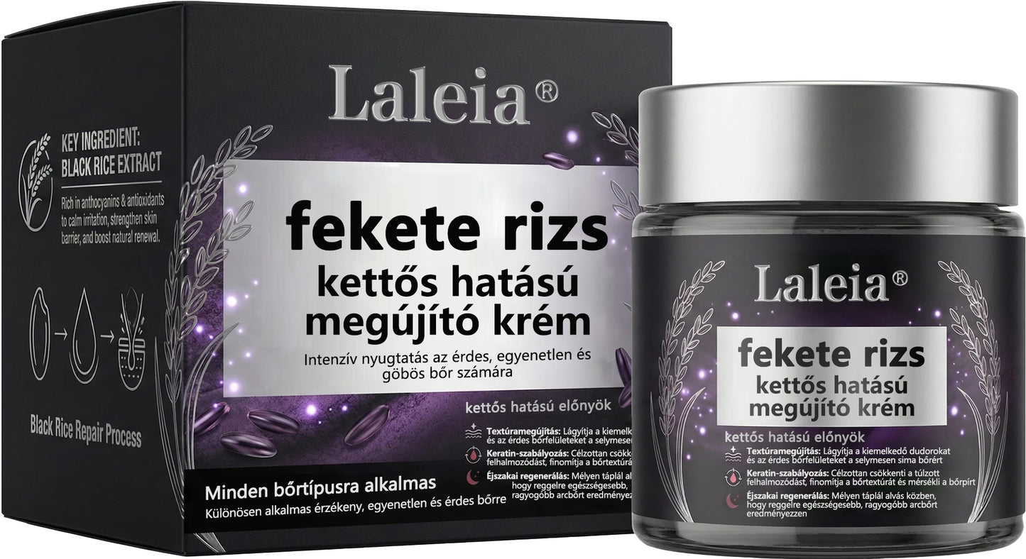 🔥Laleia® fekete rizs kettős hatású megújító krém
