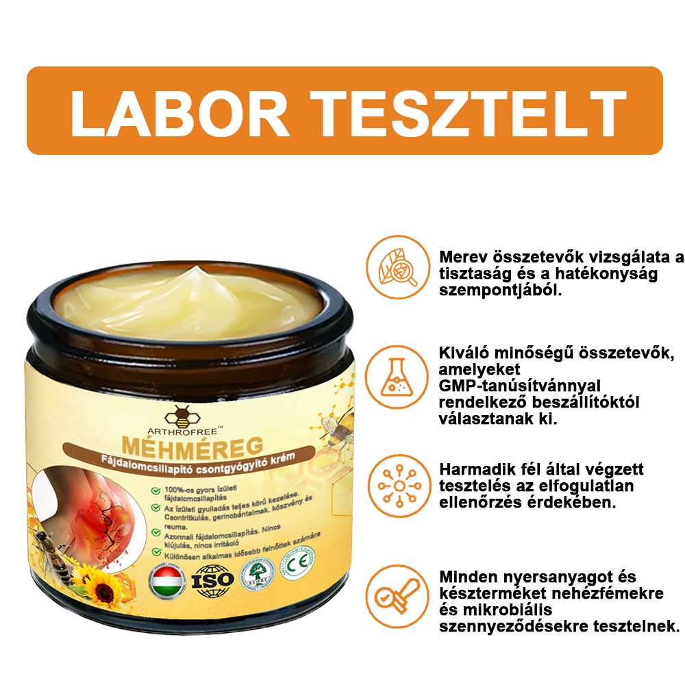 𝐀𝐫𝐭𝐡𝐫𝐨𝐅𝐫𝐞𝐞™Méhméreg fájdalomcsillapító csontgyógyító krém(Különösen az idősebb felnőtteknek és a DGOU által ajánlott) ✨Különleges ajánlat korlátozott ideig✨