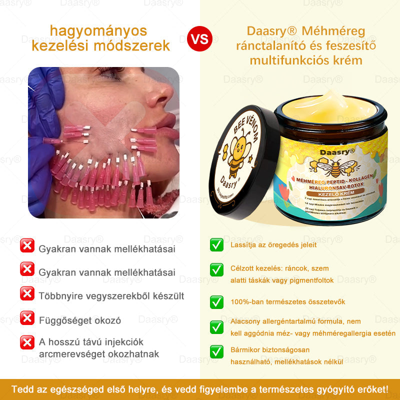 Daasry® Méhméreg Krém – Természetes bőrfeszesítés és ránctalanítás klinikai hatékonysággal! ✨✨✨
