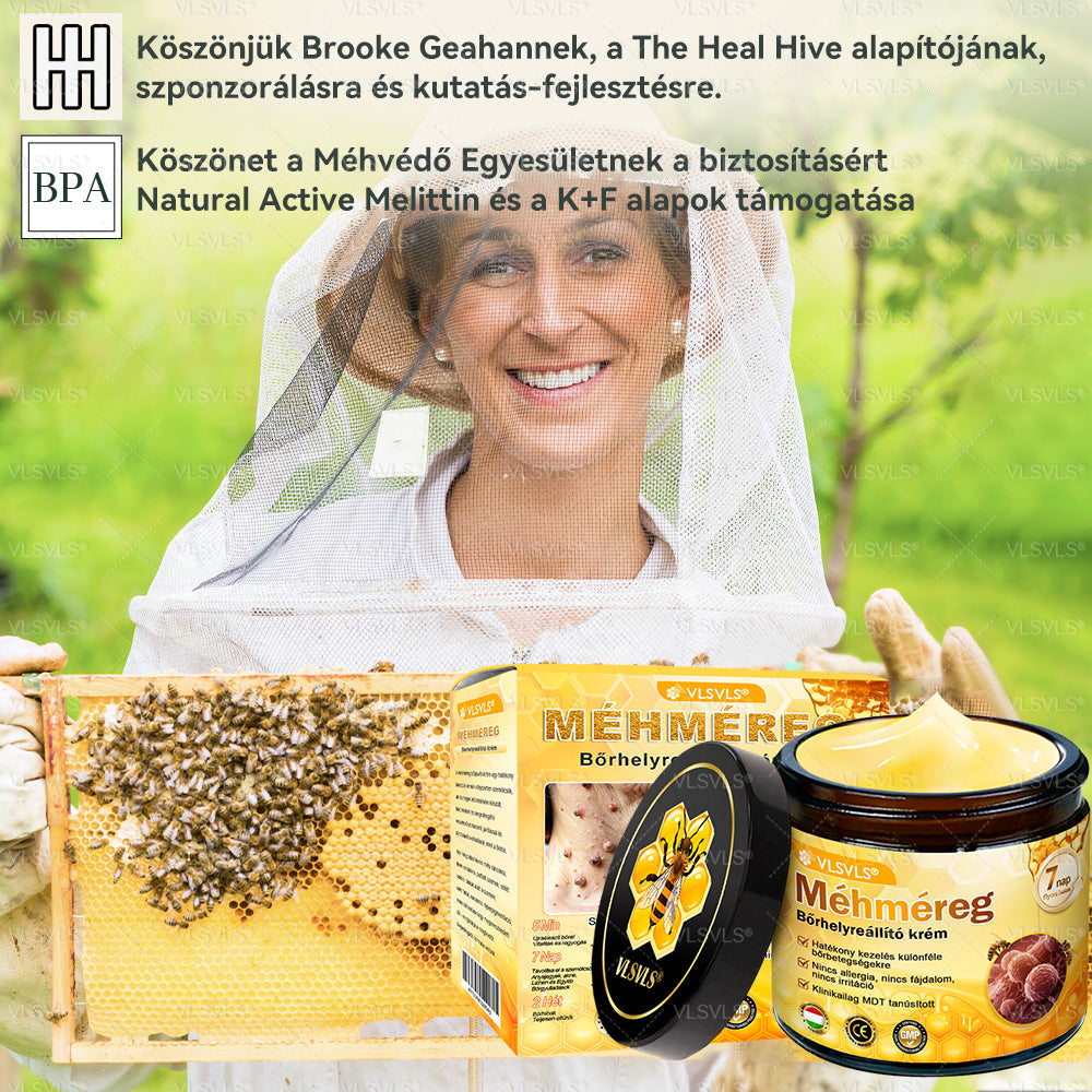 💪VLSVLS® Méhméreg Bőrhelyreállító Krém (👨‍⚕‍CE jóváhagyott)👍✅✅