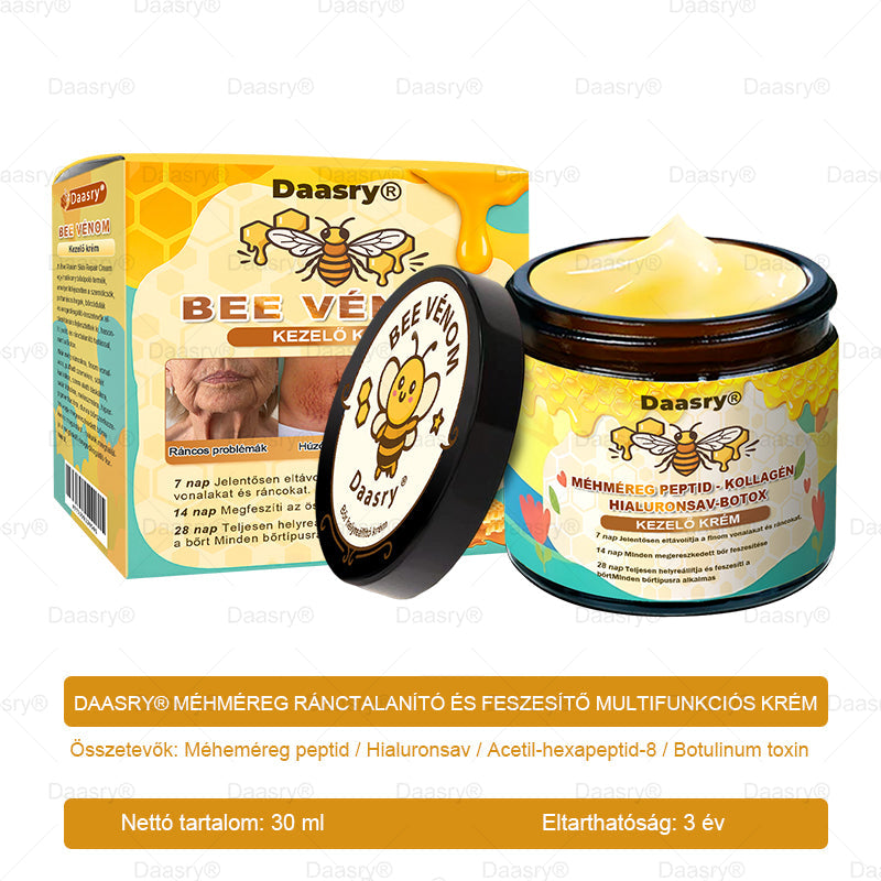 Daasry® Méhméreg Krém – Természetes bőrfeszesítés és ránctalanítás klinikai hatékonysággal! ✨✨✨
