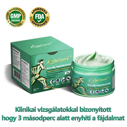 👨‍⚕️👨‍⚕️✅Ourlyard® Advanced Magnesium & Emu Oil Massage Pain Relief Cream (🏅A végső megoldás izomfájdalmak, ízületi gyulladás, ízületi fájdalom, idegfájdalom, gyulladás és merevség esetén) – Gyártva az USA-ban