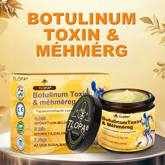 TLOPA® Botulinum Toxin és Méhméreg Fájdalomcsillapító Csontgyógyító Krém🐝🌿 (Kifejezetten időseknek & ortopéd szakorvosok ajánlásával)🔥