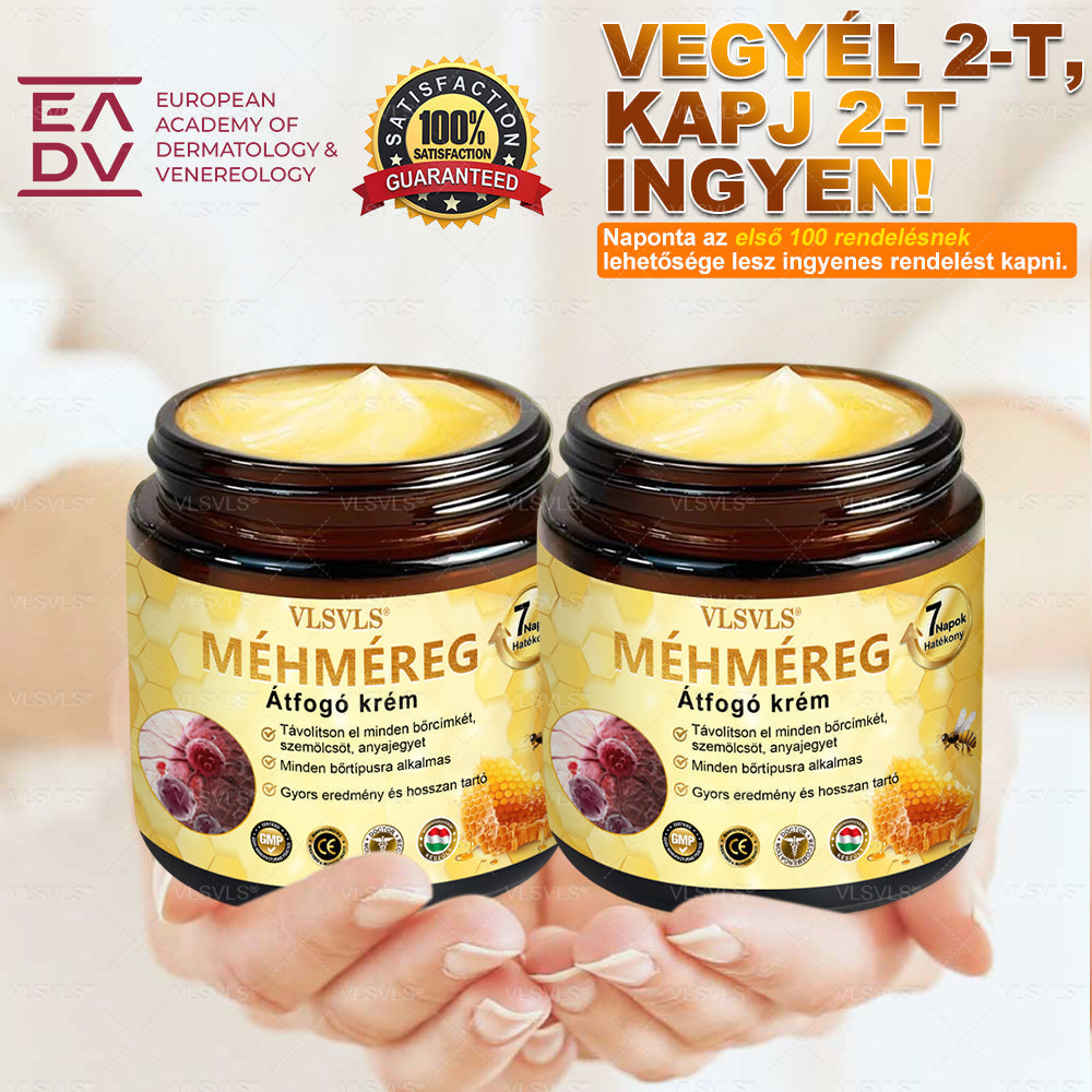 ✨✨✨VLSVLS® Méhméreg Átfogó Krém (Minden korosztály számára alkalmas & HSME ajánlja)