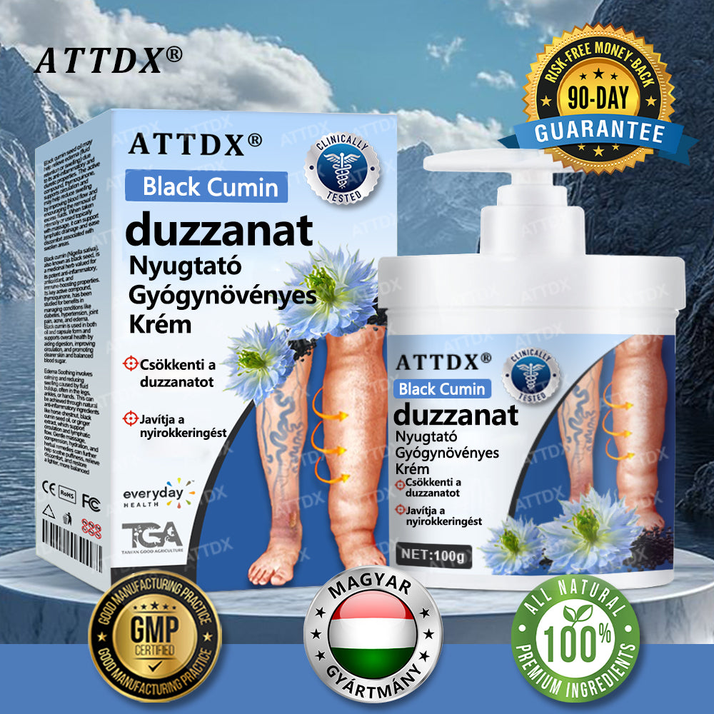 💧💧💧ATTDX® Növényi ödéma enyhítő krém nigellával