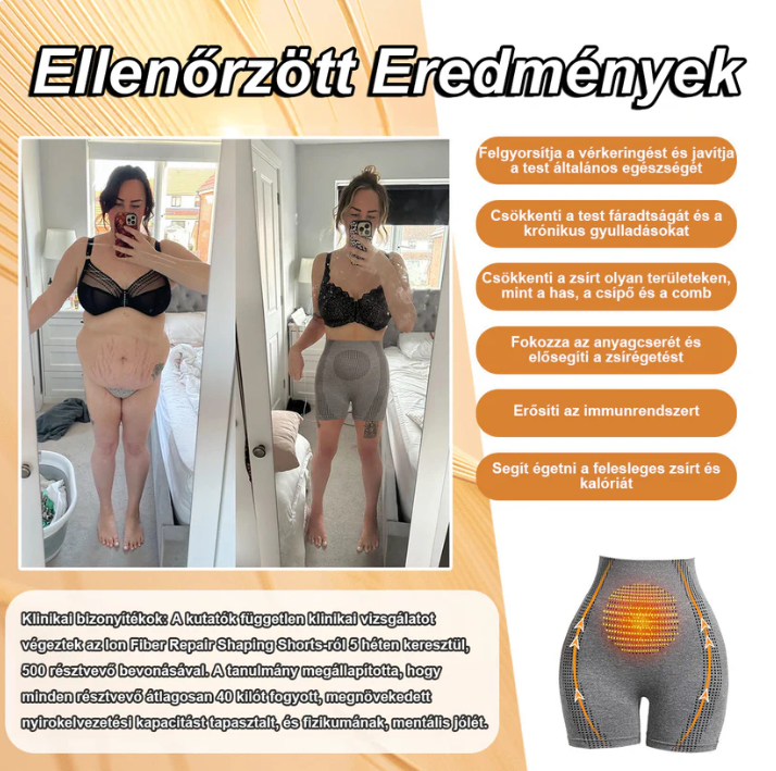 [2024 Mi újság ősszel] VOCJFEI™ MikroVibráló Masszázs Modul Selyem Rövidnadrág Jonizált Szálakkal Javító és Formáló🌻