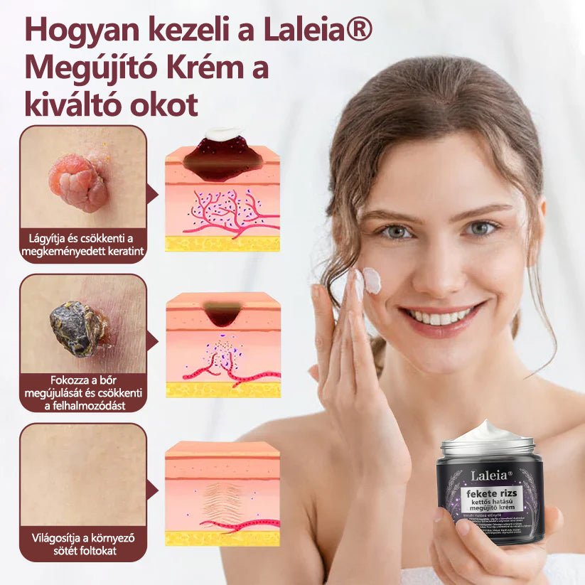 🔥Laleia® fekete rizs kettős hatású megújító krém