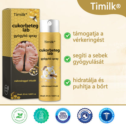 ✅Timilk® Diabetikus lábgyógyító spray - Méhméreggel átitatott
