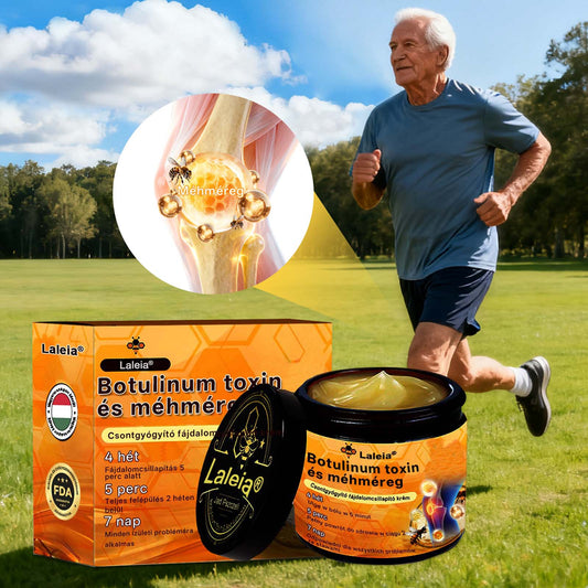 🌿Laleia® Botulinum Toxin és Méhméreg Fájdalomcsillapító Csontgyógyító Krém🐝 (Kifejezetten időseknek & ortopéd szakorvosok ajánlásával)