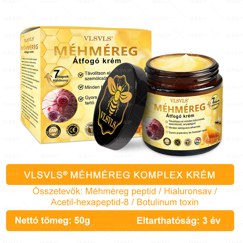 ✨✨✨VLSVLS® Méhméreg Átfogó Krém (Minden korosztály számára alkalmas & HSME ajánlja)