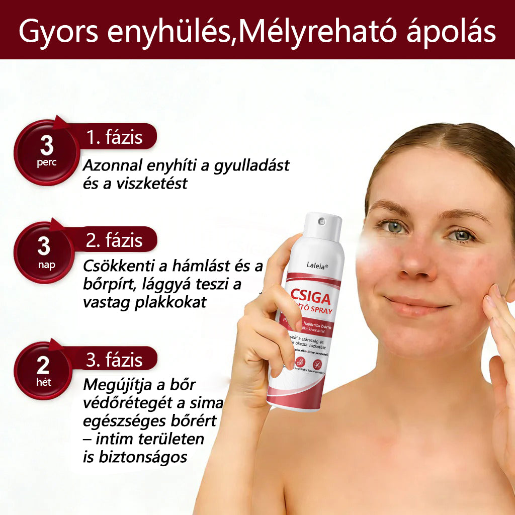 🔥Laleia® csigahéjas spray viszkető, hámló pikkelysömörös bőrre