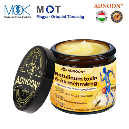 💧🐝TLOPA® Botulinum Toxin & Méhméreg Fájdalomcsillapító Csontgyógyító Krém👨‍⚕️A Magyar Ortopéd Társaság (MOT) Által Jóváhagyva