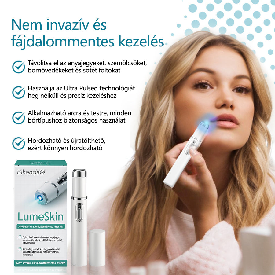 ✅Bikenda® LumeSkin anyajegy és szemölcs eltávolító lézeres toll