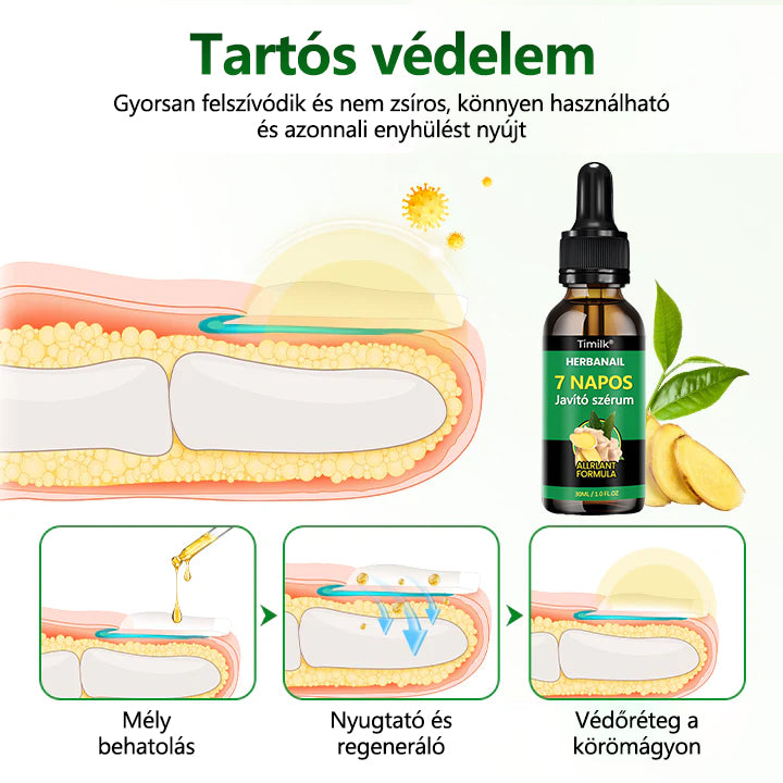 Timilk® HerbaNail 7 napos regeneráló szérum 🔥🔥 FDA tanúsítvánnyal rendelkezik