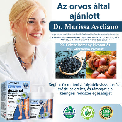 💧💧💧ATTDX® Növényi ödéma enyhítő krém nigellával