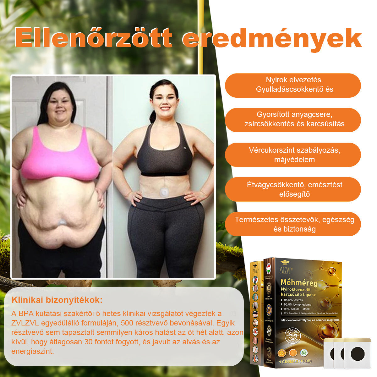 👑ZVLZVL™ Méhméreg Lymphatic DetoxFogyasztó Tapasz 🔥𝐊𝐨𝐫𝐥á𝐭𝐨𝐳𝐨𝐭𝐭 𝐢𝐝𝐞𝐢𝐠 𝟕𝟎% 𝐊𝐄𝐃𝐕𝐄𝐙𝐌É𝐍𝐘🔥 (Szabadalmazott módszerrel az összes korosztály számára)