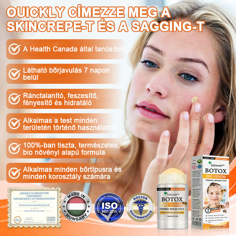 💝Készült és szállított az Egyesült Királyságból✨EdiJonah™ Botox Bee Venom Firming Serum Stick🔥LAST DAY 70% OFF✨✨✨