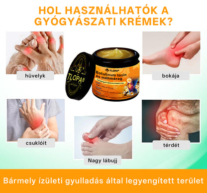 🌿🌿TLOPA® Botulinum Toxin és Méhméreg Fájdalomcsillapító Csontgyógyító Krém🐝 (Kifejezetten időseknek & ortopéd szakorvosok ajánlásával)