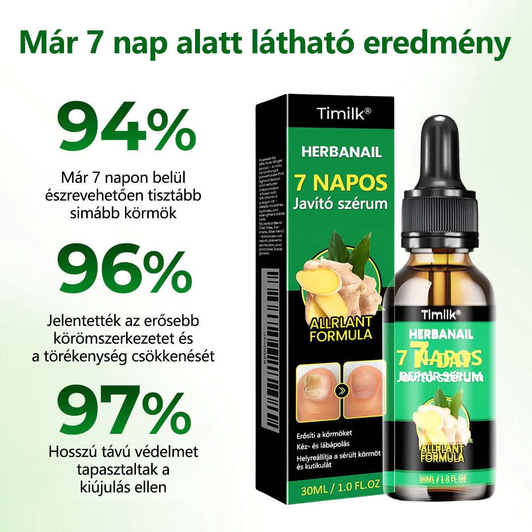 Timilk® HerbaNail 7 napos regeneráló szérum 🔥🔥 FDA tanúsítvánnyal rendelkezik