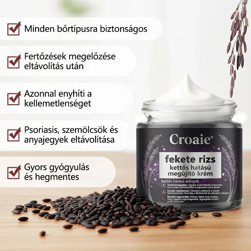 🔥🔥🔥🔥Croaie® fekete rizs kettős hatású megújító krém