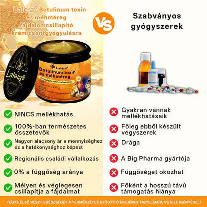 🌿Laleia® Botulinum Toxin és Méhméreg Fájdalomcsillapító Csontgyógyító Krém🐝 (Kifejezetten időseknek & ortopéd szakorvosok ajánlásával)