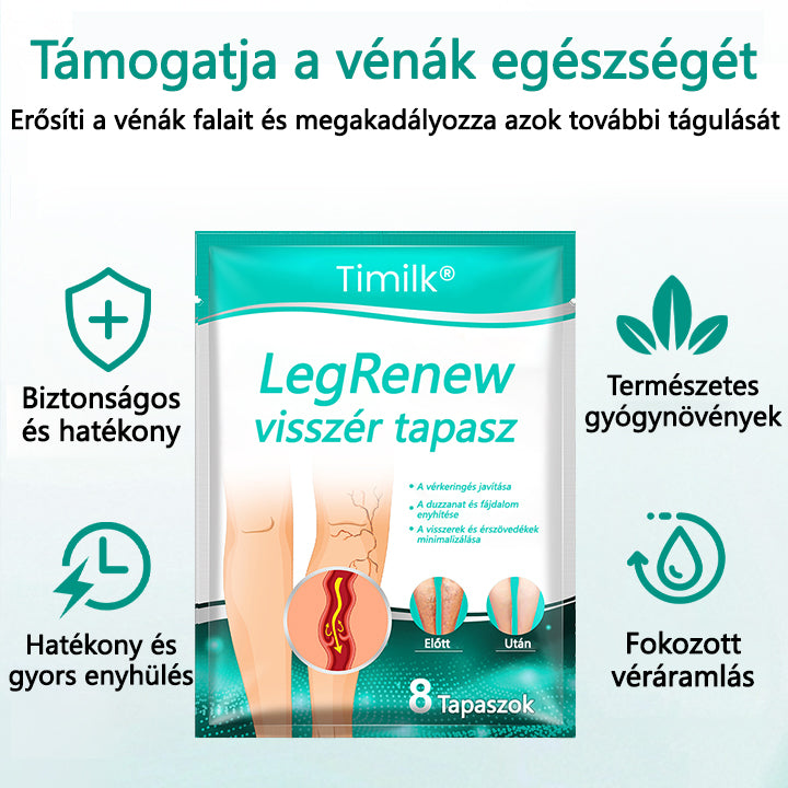 Timilk® LegRenew Visszér Tapasz