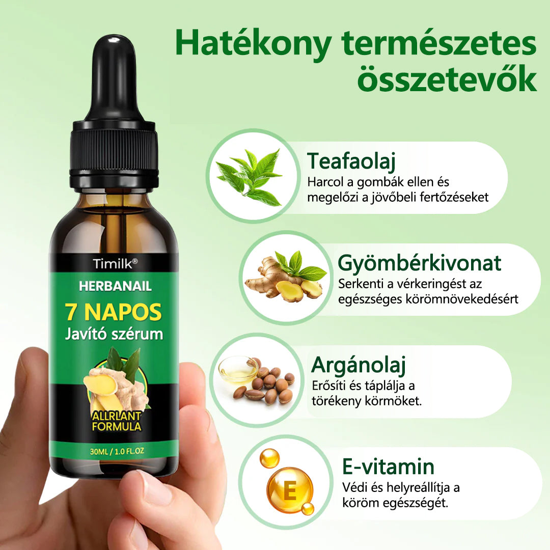 Timilk® HerbaNail 7 napos regeneráló szérum 🔥🔥 FDA tanúsítvánnyal rendelkezik
