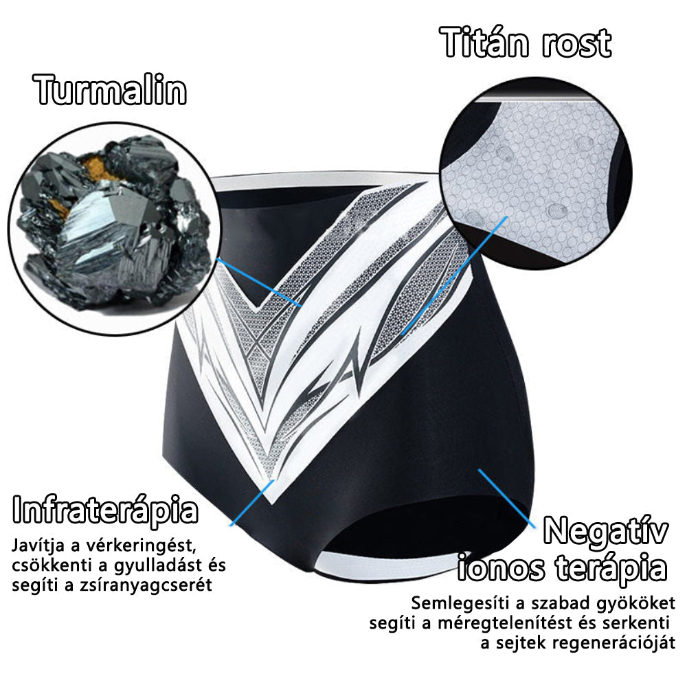 🎉 Korlátozott idejű ajánlat - hatalmas kedvezmény! 🔥 Akár 90% KEDVEZMÉNY! Sfrcord™ titánszálas önmelegedő turmalin formáló rövidnadrág✅