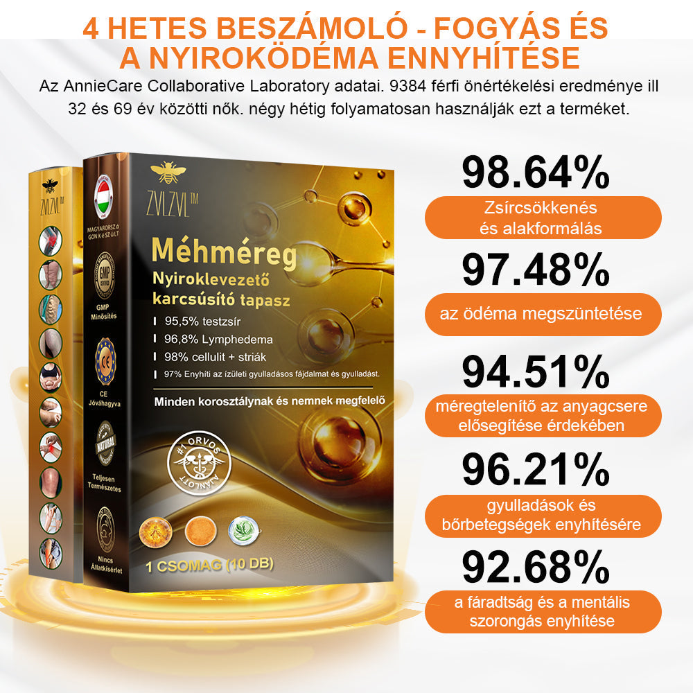 👑ZVLZVL™ Méhméreg Lymphatic DetoxFogyasztó Tapasz 🔥𝐊𝐨𝐫𝐥á𝐭𝐨𝐳𝐨𝐭𝐭 𝐢𝐝𝐞𝐢𝐠 𝟕𝟎% 𝐊𝐄𝐃𝐕𝐄𝐙𝐌É𝐍𝐘🔥 (Szabadalmazott módszerrel az összes korosztály számára)