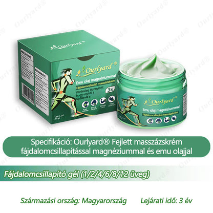 👨‍⚕️👨‍⚕️✅Ourlyard® Advanced Magnesium & Emu Oil Massage Pain Relief Cream (🏅A végső megoldás izomfájdalmak, ízületi gyulladás, ízületi fájdalom, idegfájdalom, gyulladás és merevség esetén) – Gyártva az USA-ban
